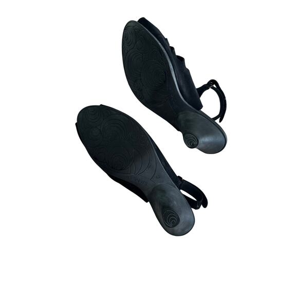 Arche sandals enexor nuit - heeled sandals- Black Suede- 11M (size 42) - Picture 6 of 11